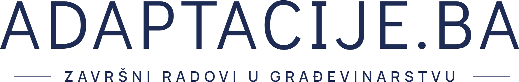 Adaptacije.ba, završni radovi u građevinarstvu, Sarajevo